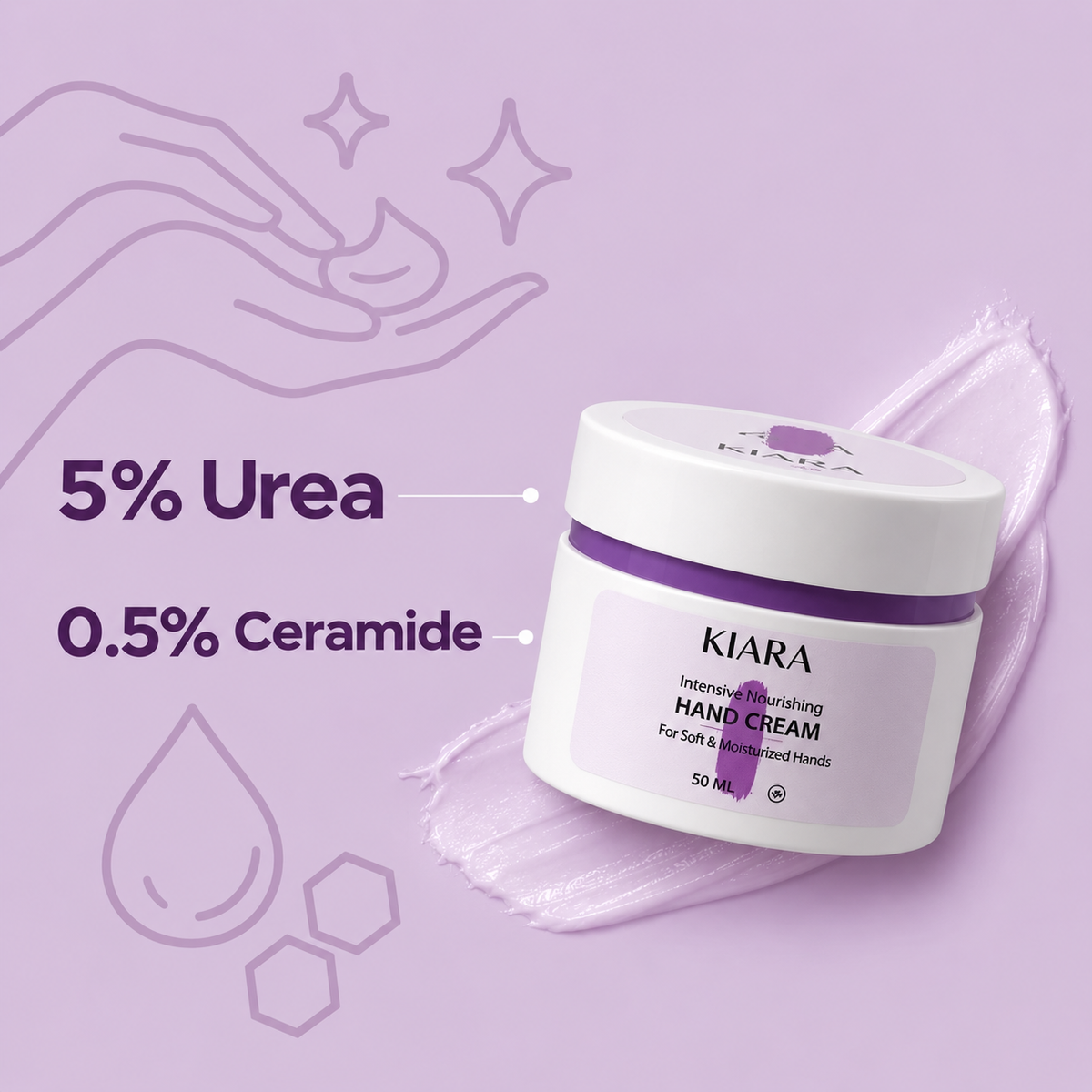 Kiara Hand Cream 50gm