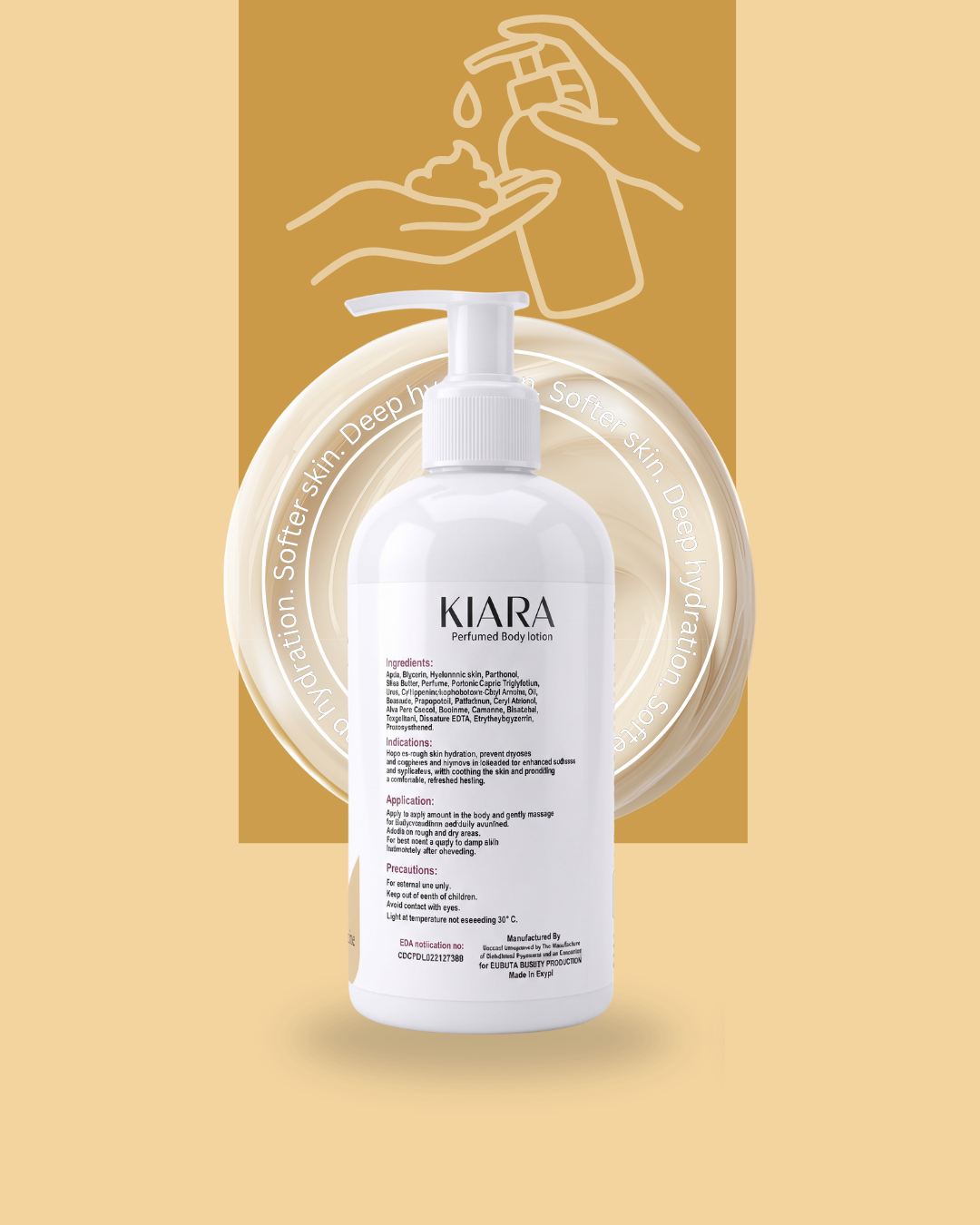 Kiara Body Lotion - Vanilla - 250ml
